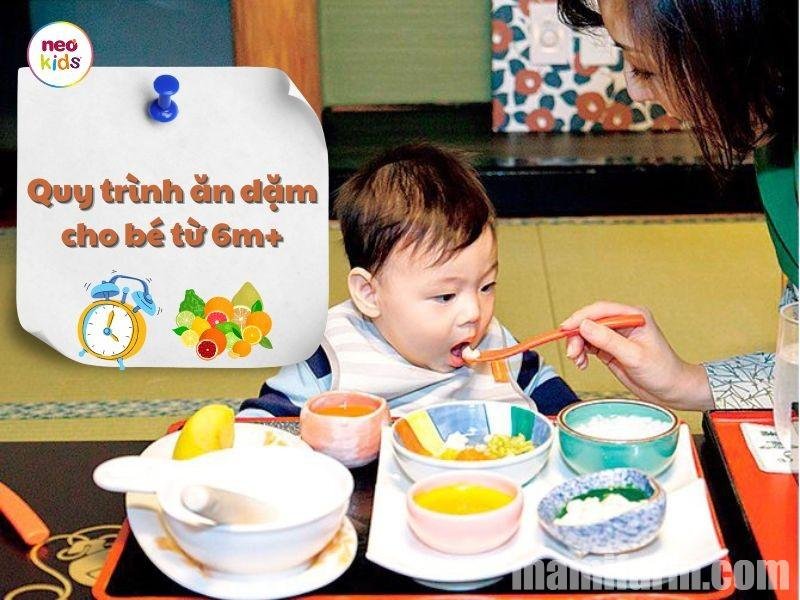 Các bước chuẩn bị ăn dặm an toàn