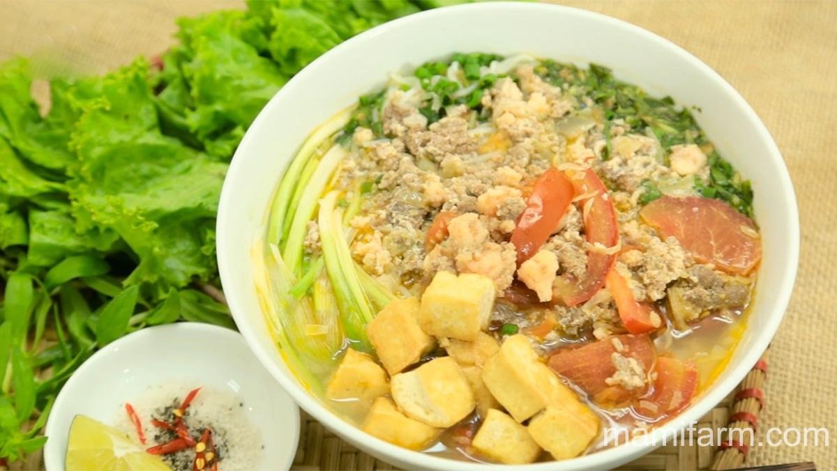 Canh cua nấu chua