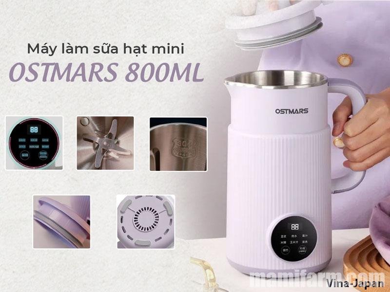 Sữa hạt làm từ máy Ostmars