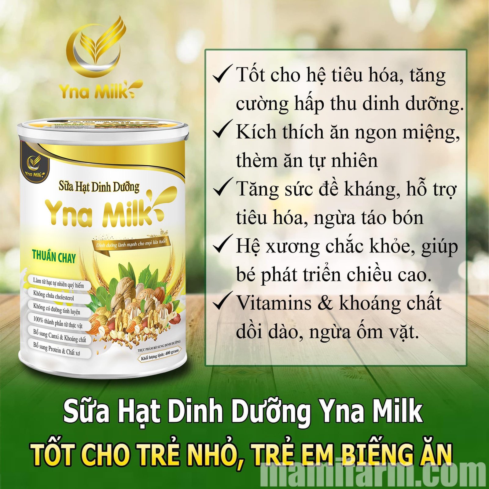 Thành phần dinh dưỡng sữa hạt