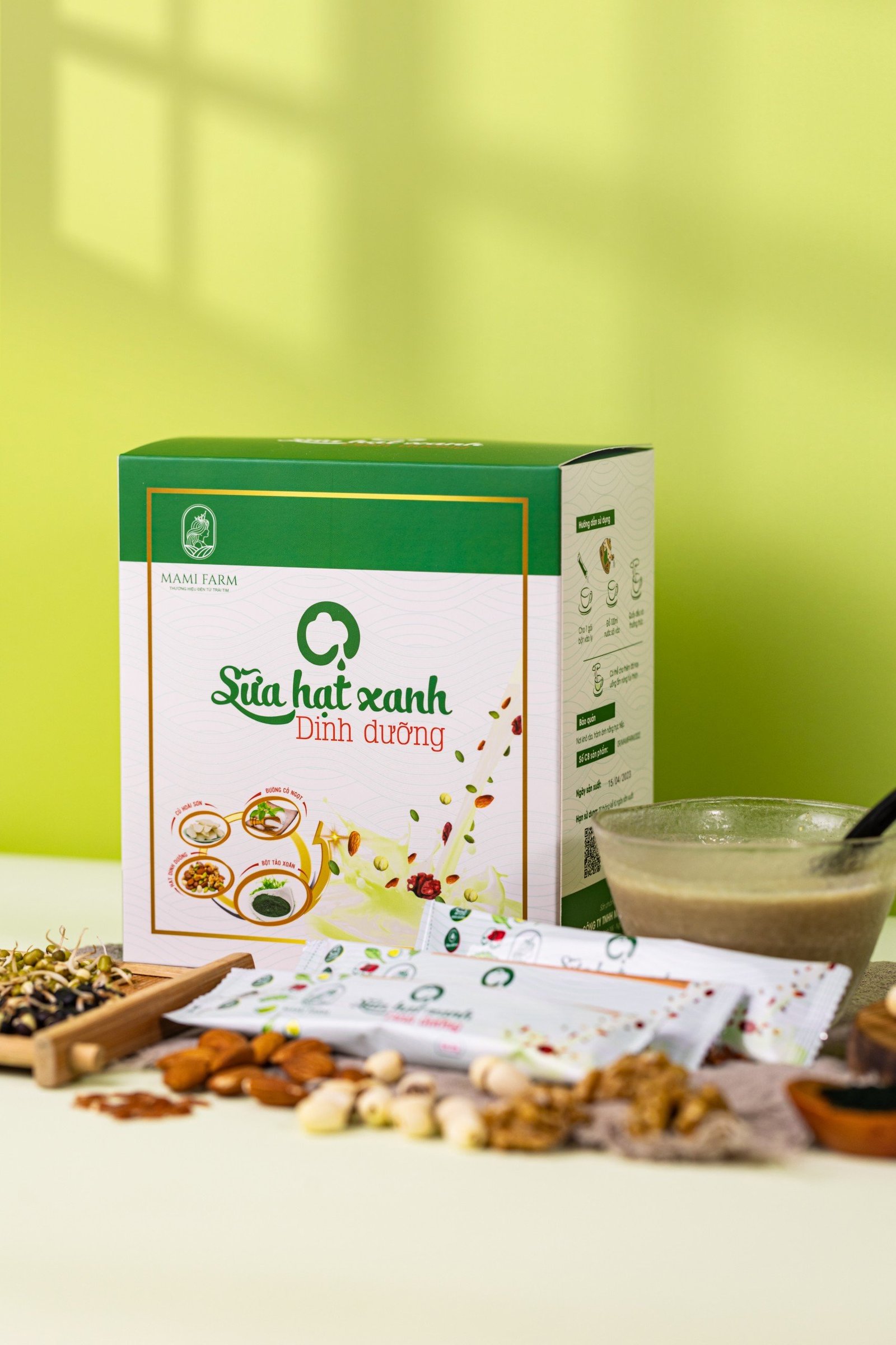 SỮA HẠT XANH DINH DƯỠNG MAMIFARM CAO CẤP